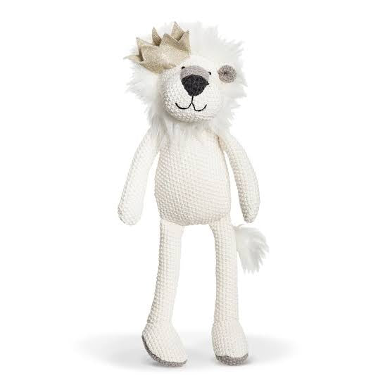 35cm cuddly lion toy featuring fluffy mane and tail