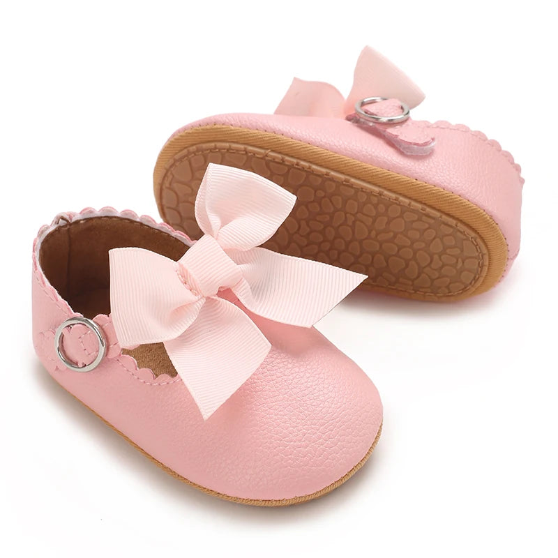 First walker pink baby shoes from Little Eedie