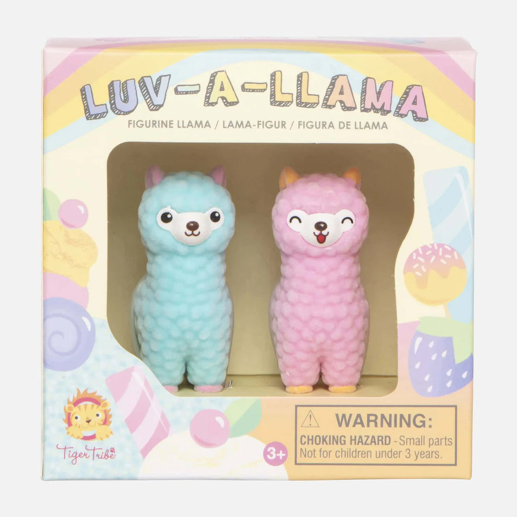 Sensory llama toy pair – perfect for pretend farm play