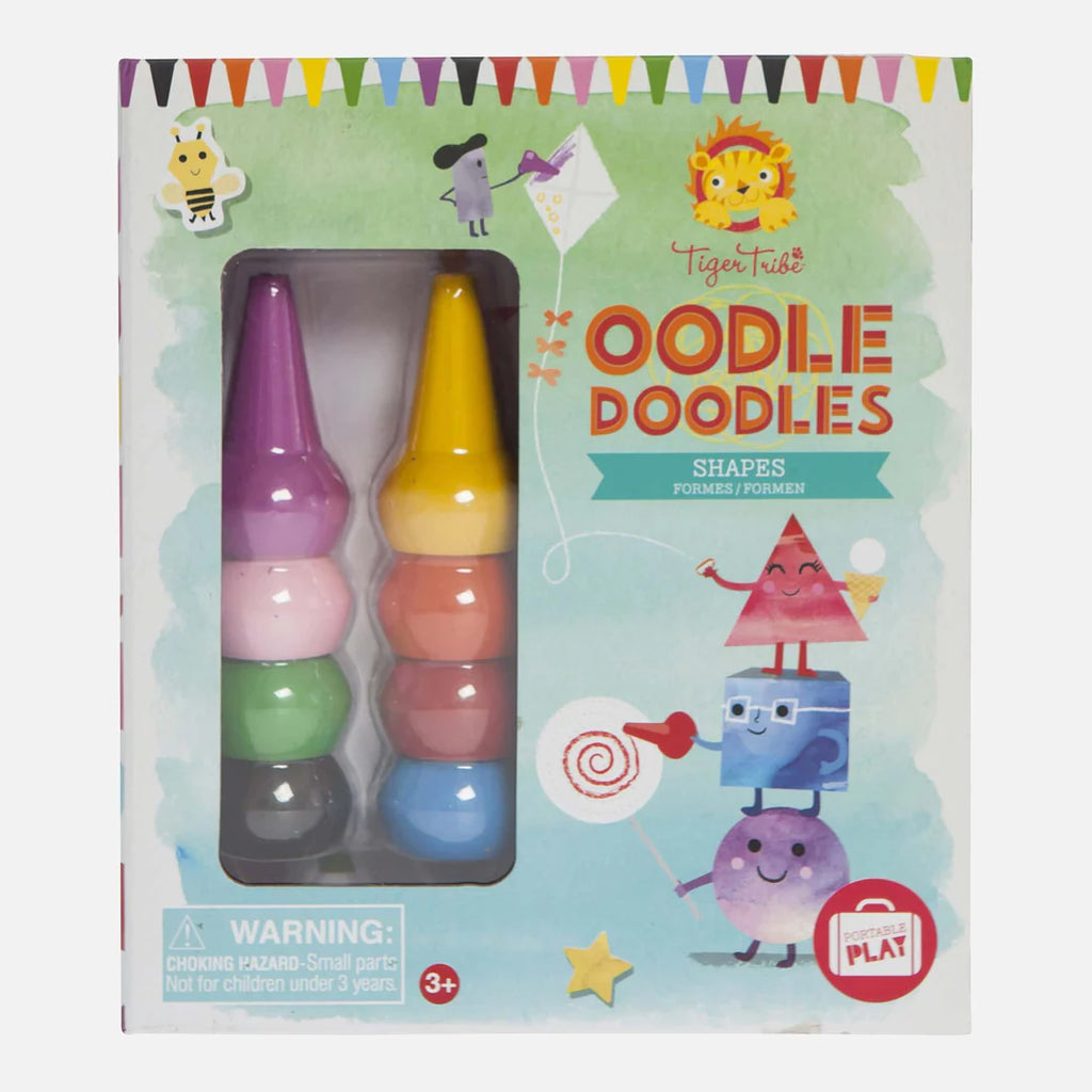 Travel colouring kit for toddlers with crayons and activity pad