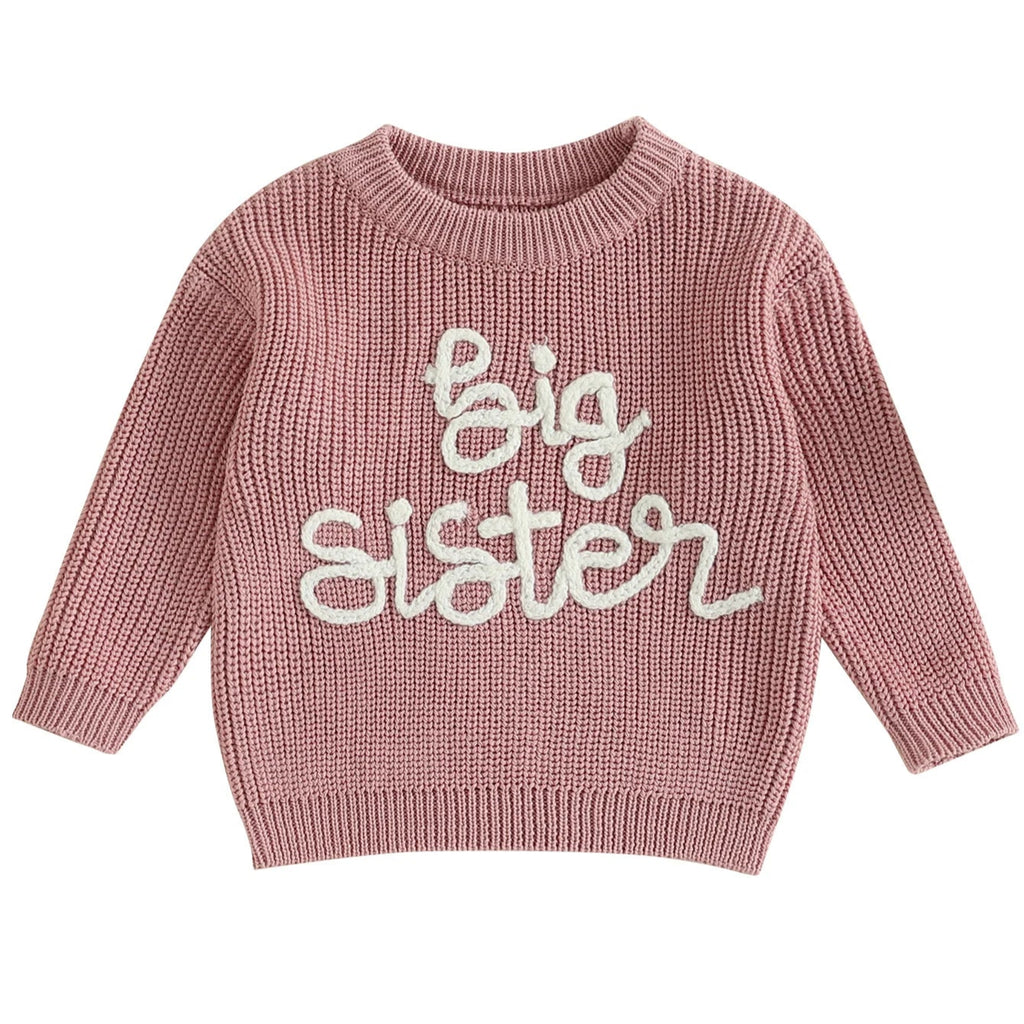 Baby girl Big Sister top for announcements