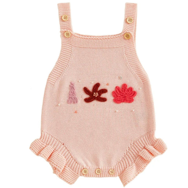 Little Eedie light pink baby romper Australia